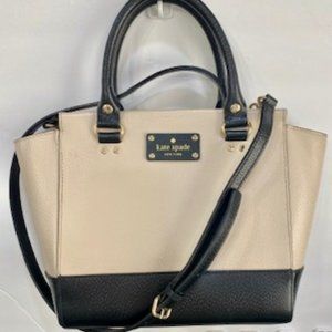 Kate Spade Cross Body Leather two-tone Tote